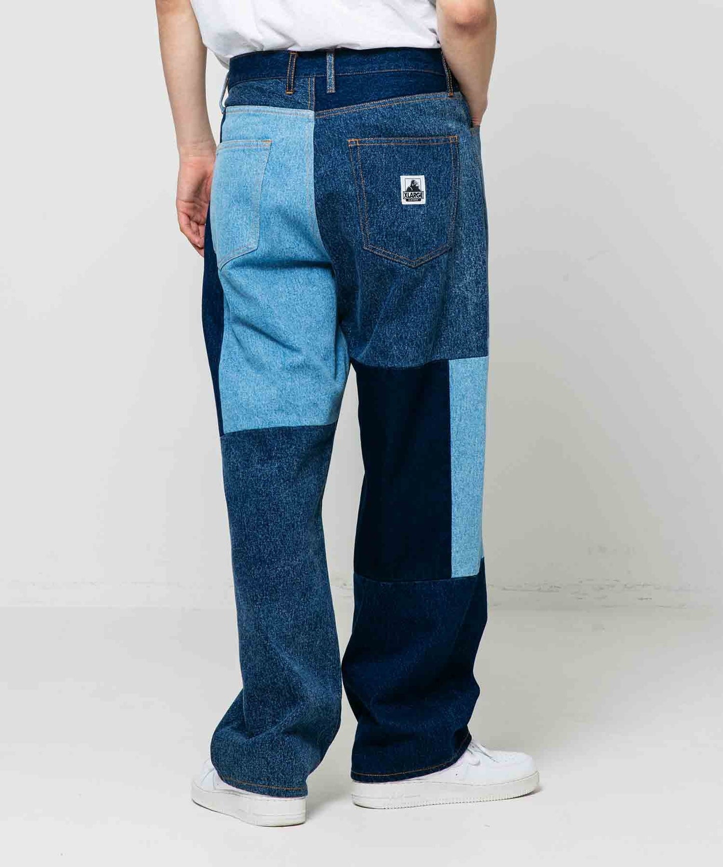 PATCHWORK DENIM PANTS