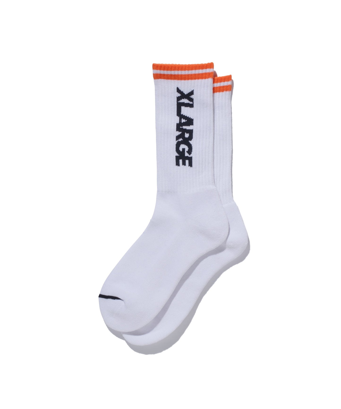 CONTRAST STRIPED STANDARD LOGO SOCKS