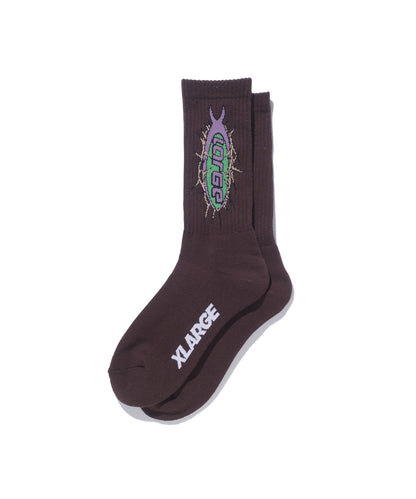 BARBED WIRE LOGO SOCKS