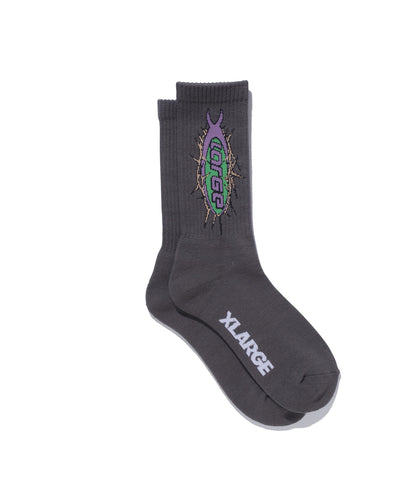 BARBED WIRE LOGO SOCKS