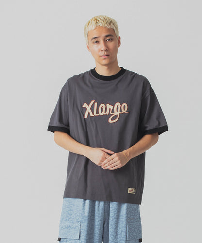 RETRO SCRIPT LOGO RINGER S/S TEE