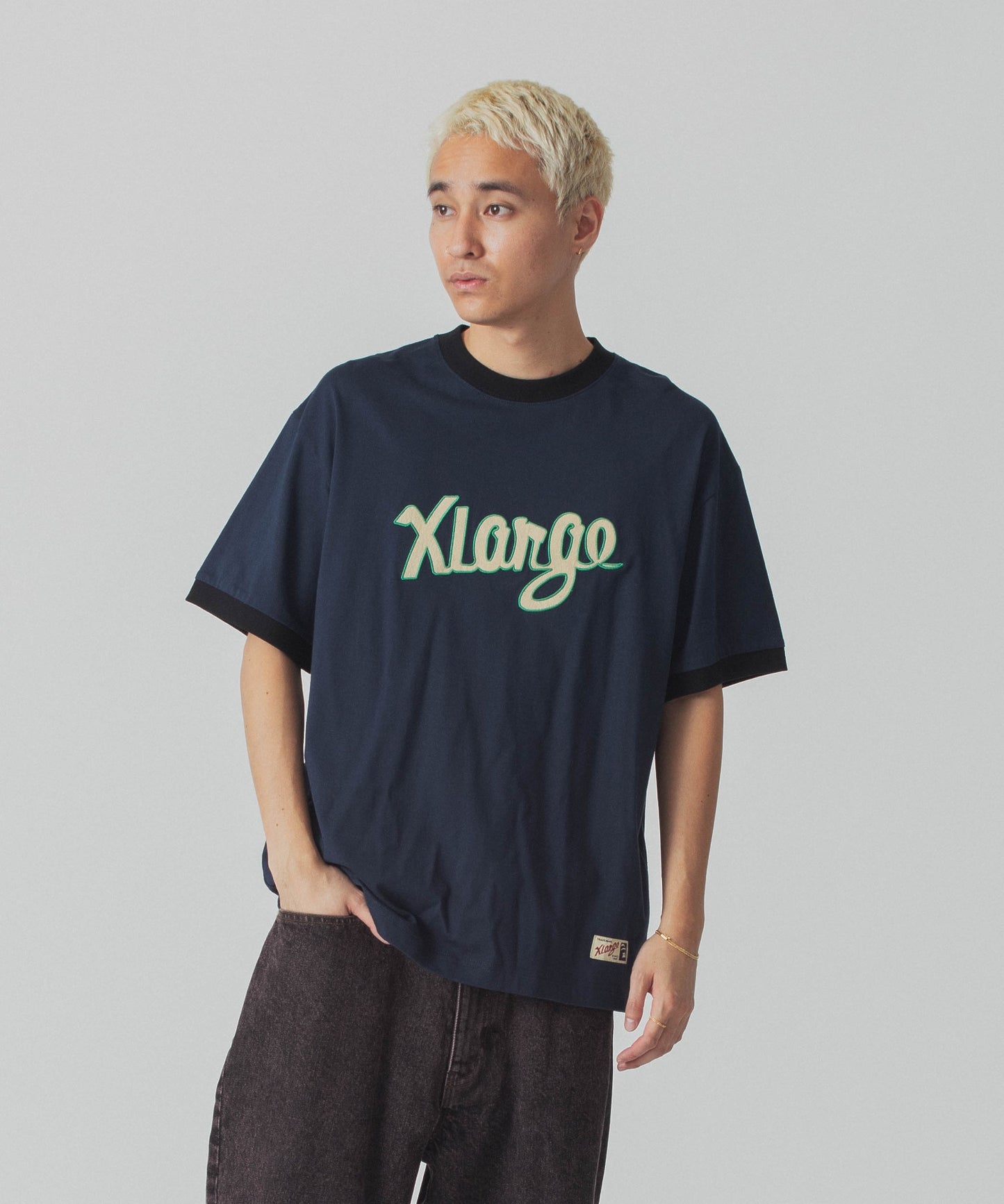 RETRO SCRIPT LOGO RINGER S/S TEE