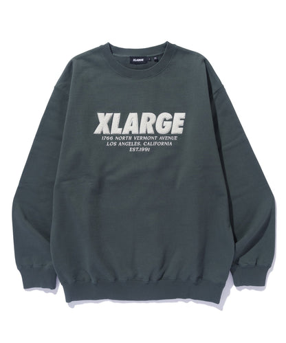 CHENILLE LOGO CREWNECK SWEATSHIRT