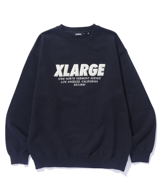 CHENILLE LOGO CREWNECK SWEATSHIRT