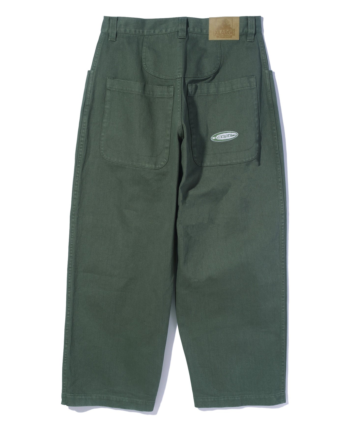 OVAL LOGO TWILL WIDE PANTS