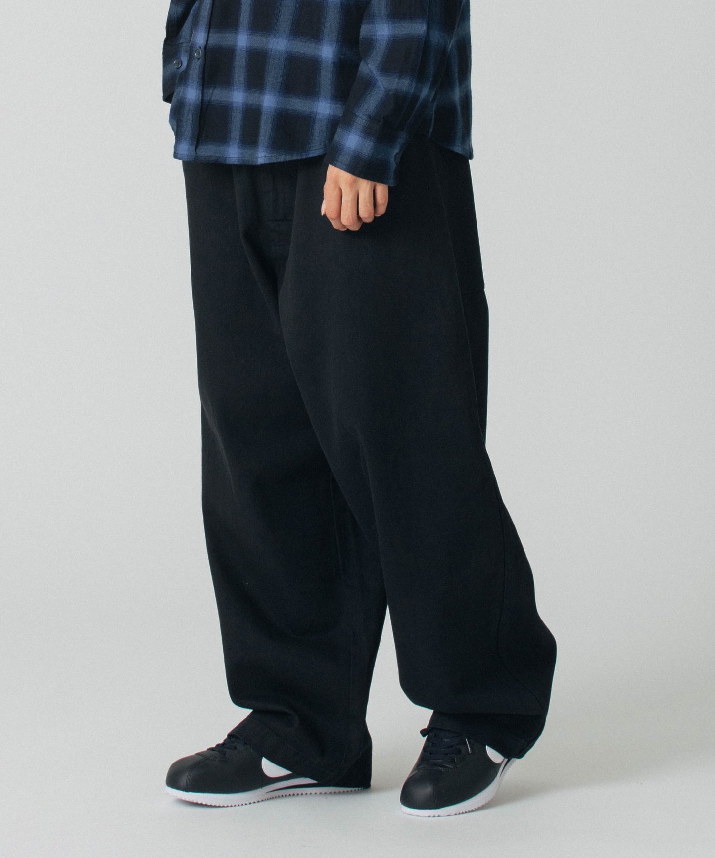 OVAL LOGO TWILL WIDE PANTS