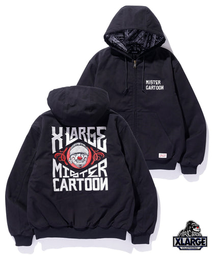 XLARGE x MR.CARTOON HOODED WORK JACKET