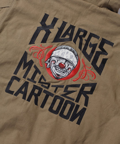 XLARGE x MR.CARTOON HOODED WORK JACKET