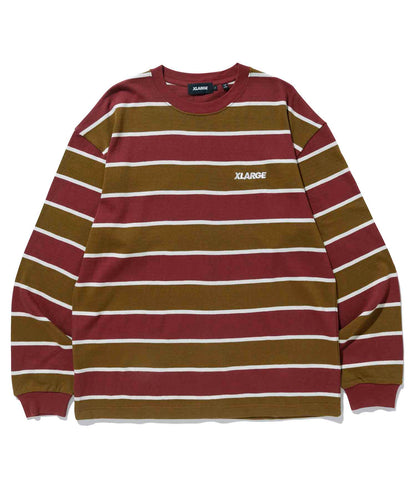 STANDARD LOGO L/S STRIPE TEE