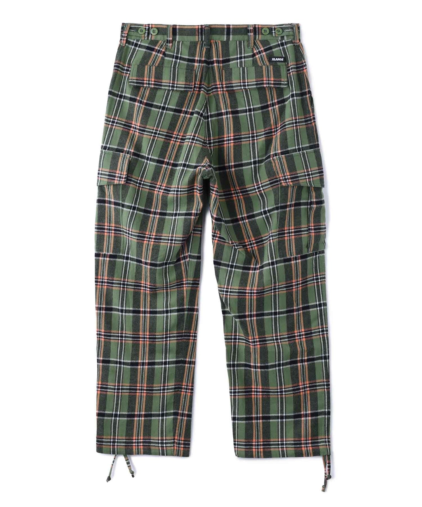 PLAID CARGO PANTS