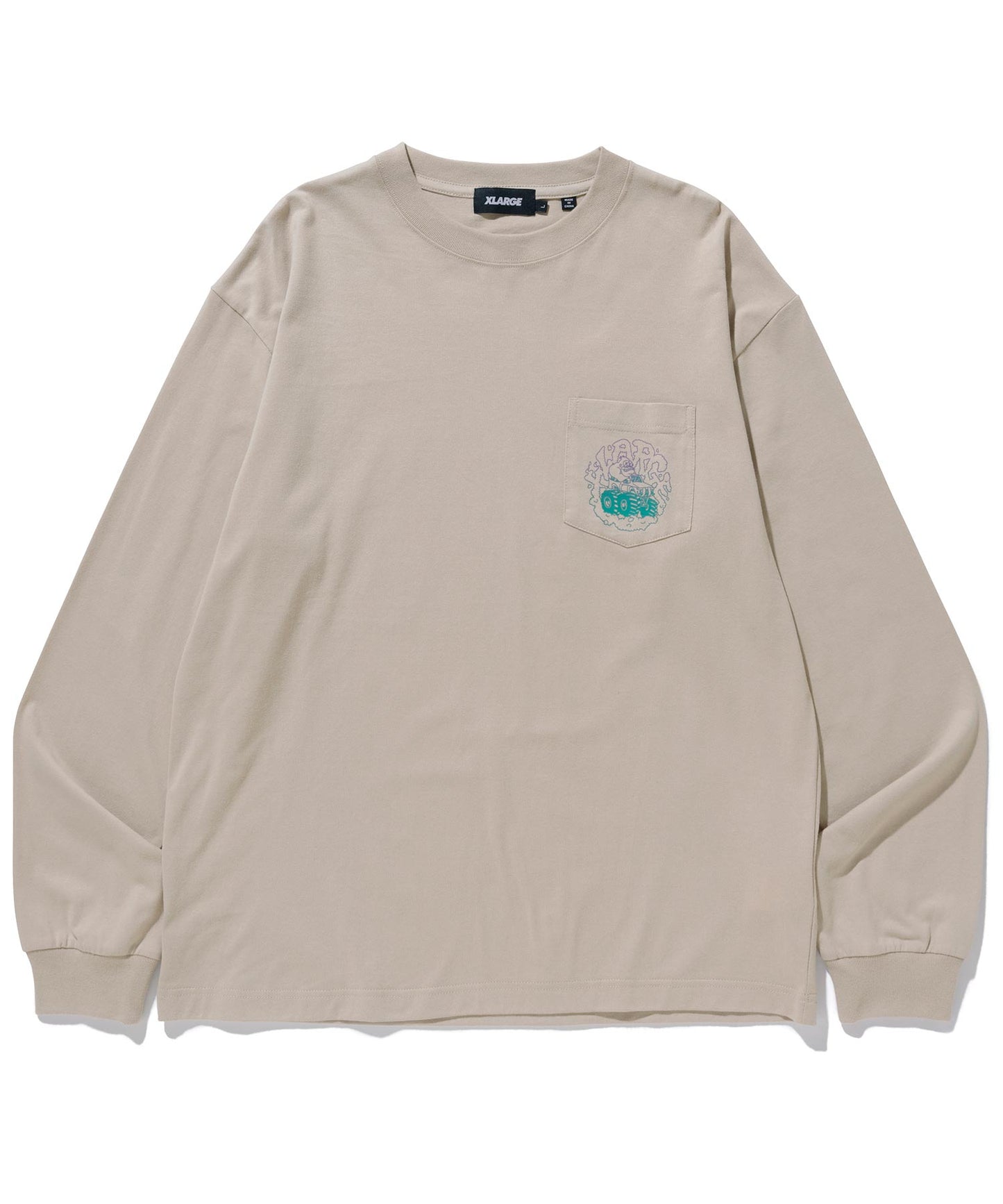 MONSTER TRUCK L/S POCKET TEE