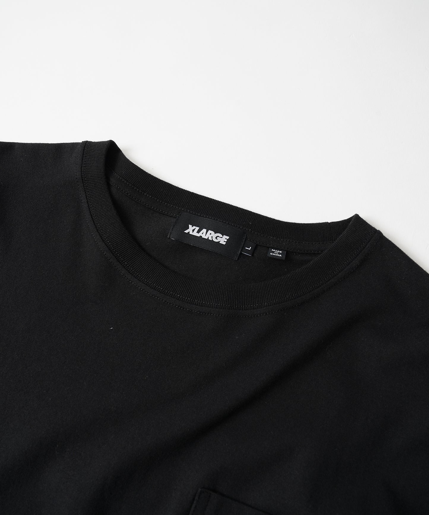 L/S POCKET TEE EMBROIDERY SLANTED OG