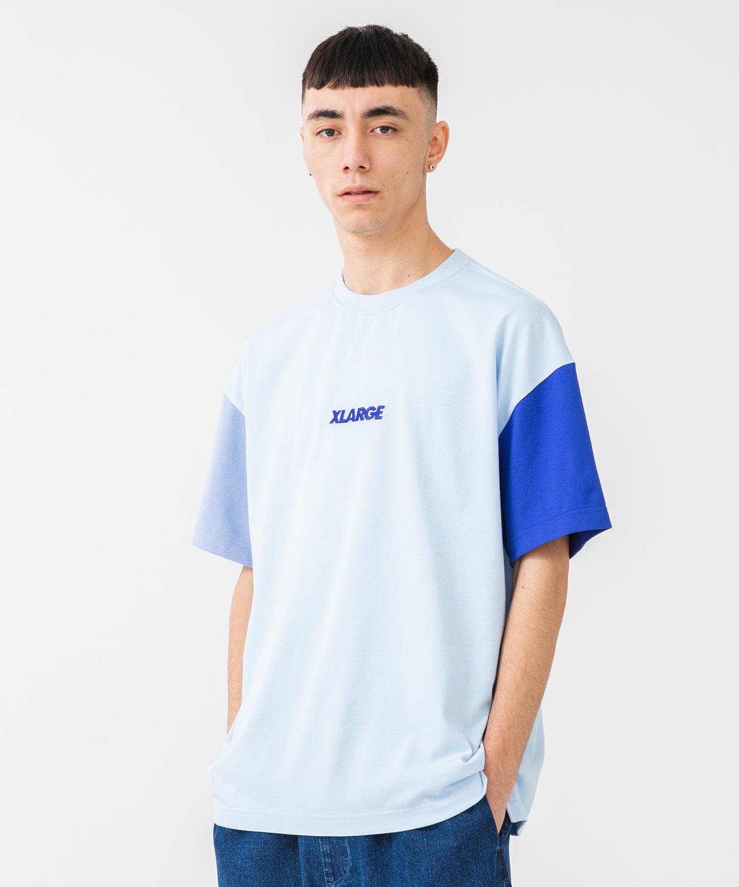 S/S PANEL TEE T-SHIRT XLARGE  