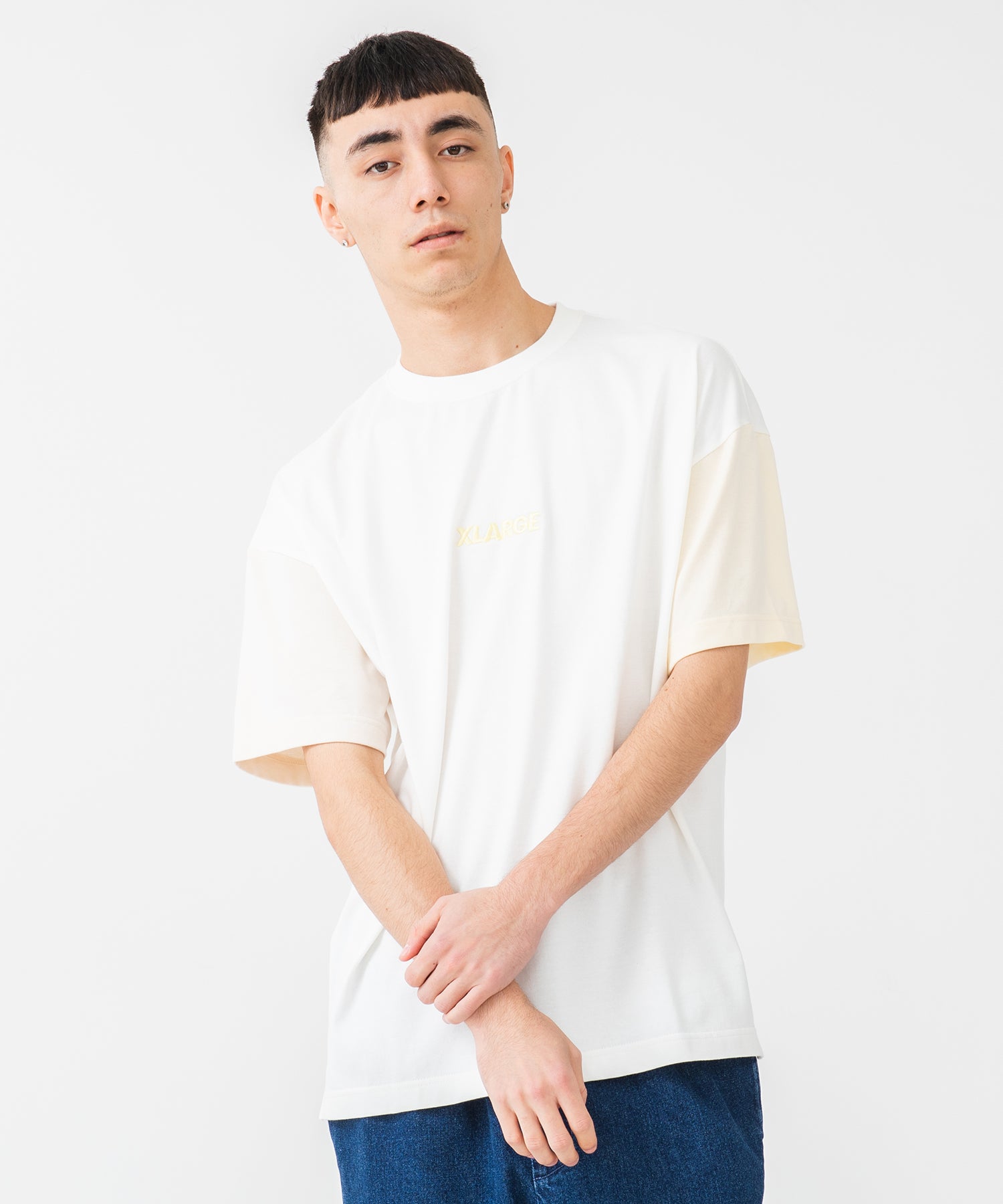 S/S PANEL TEE T-SHIRT XLARGE  