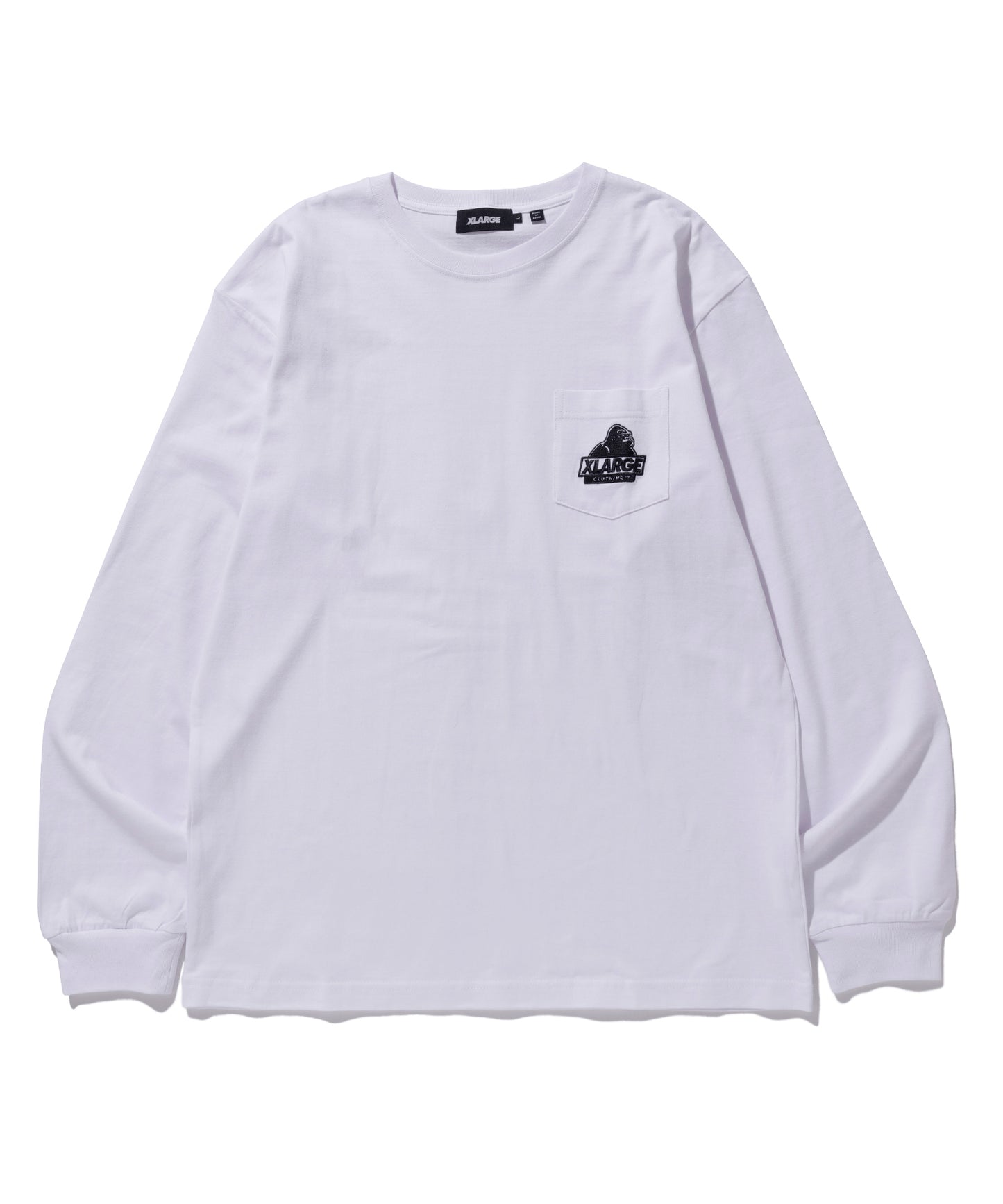 L/S POCKET TEE EMBROIDERY SLANTED OG